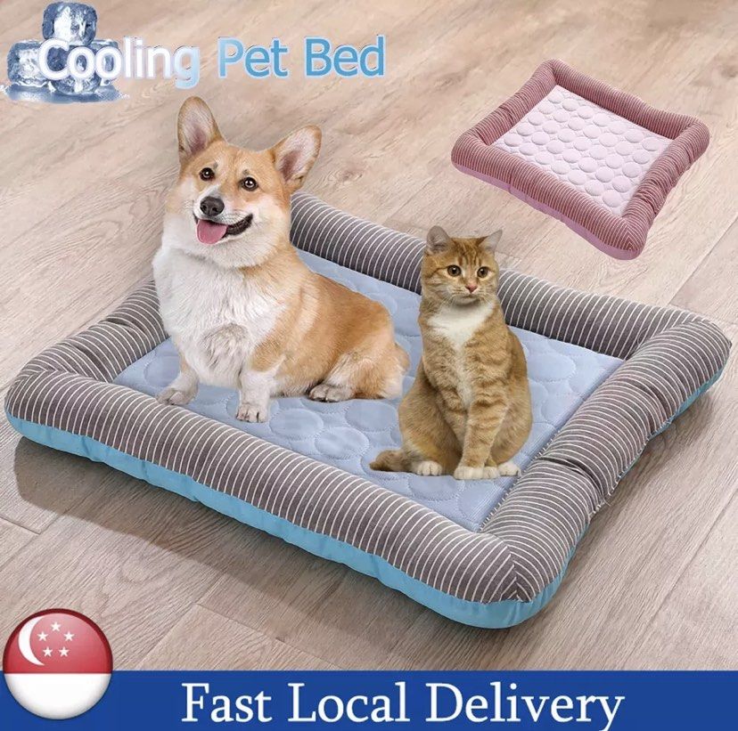 Cooling pet bed for cats deals