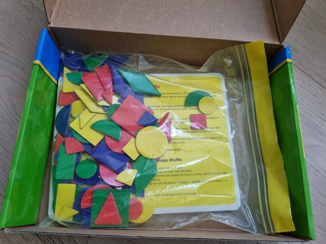 Shape Shuffle Learning Game, Hobbies & Toys, Toys & Games on Carousell