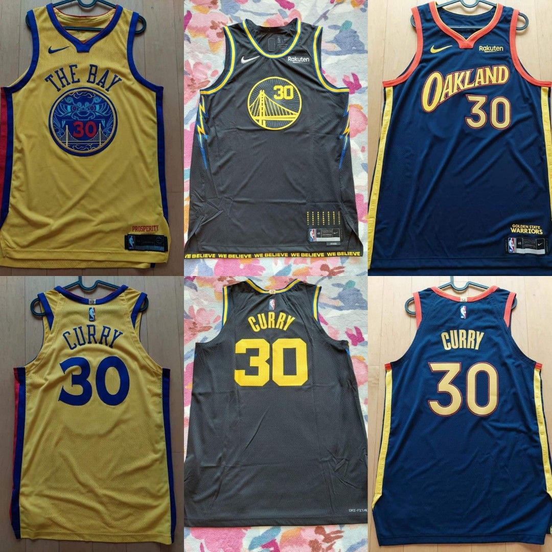 Steph Curry Golden State Warriors Nike City Edition Oakland Jersey NBA BNWT