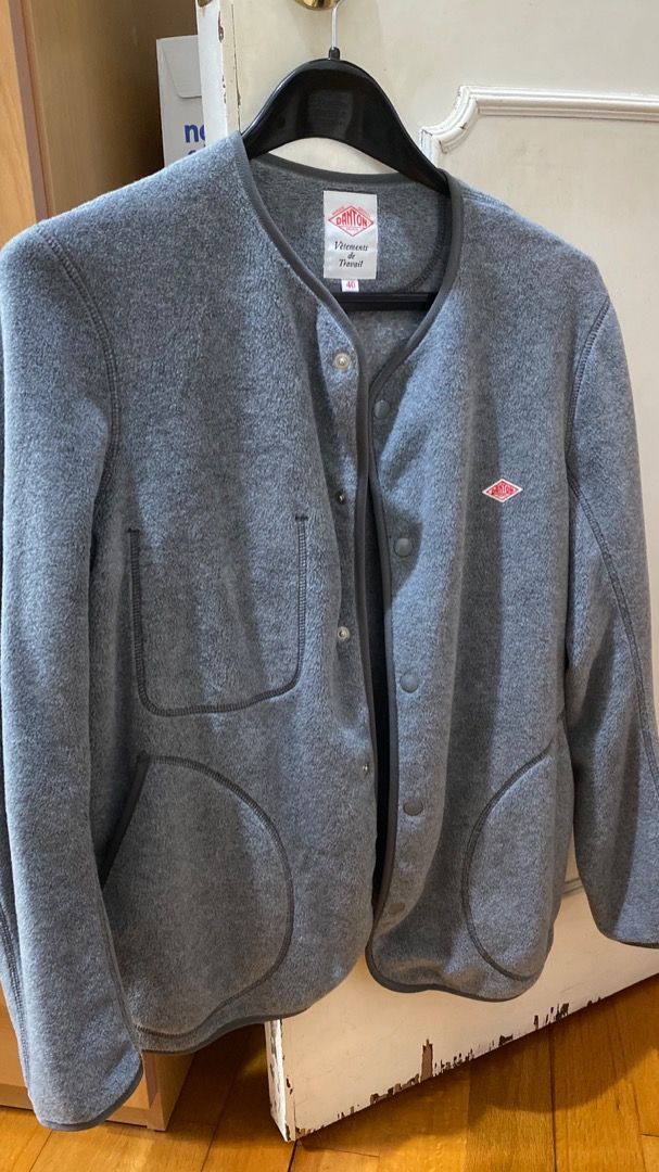 Size40 Danton Fleece Jacket Grey 日牌抓毛絨外套灰色, 男裝, 外套及 