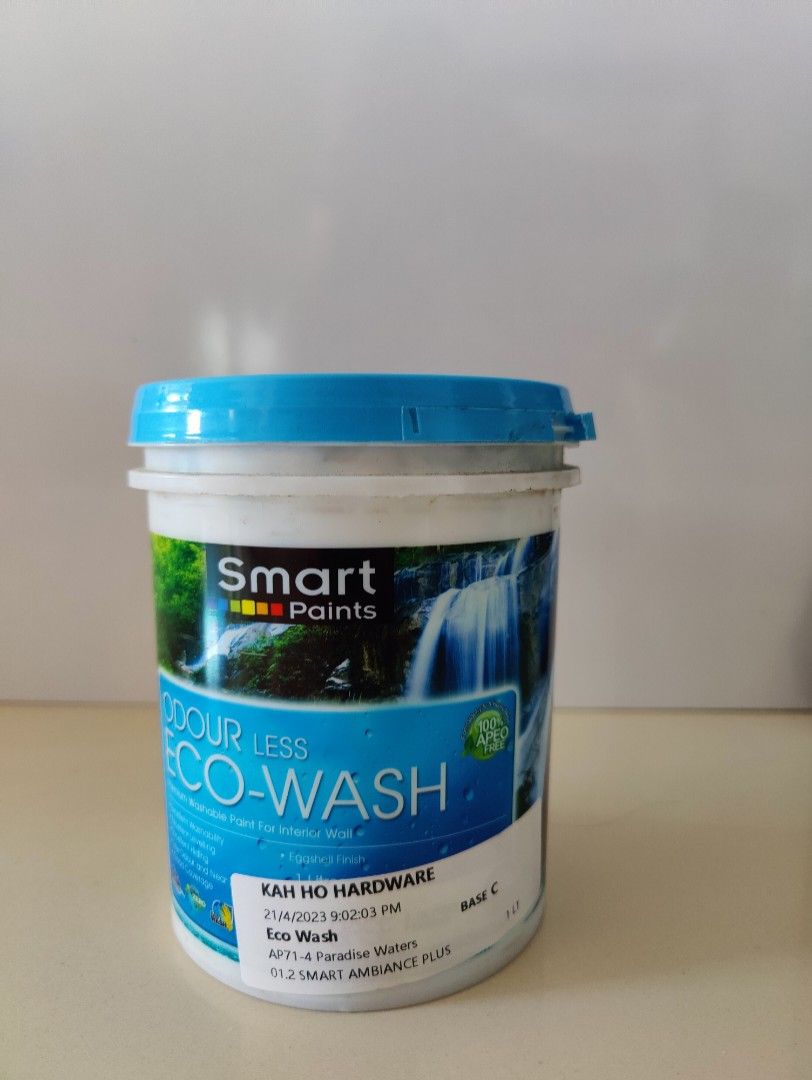 Smart Paints Odourless Ecowash wall paint, Furniture & Home Living