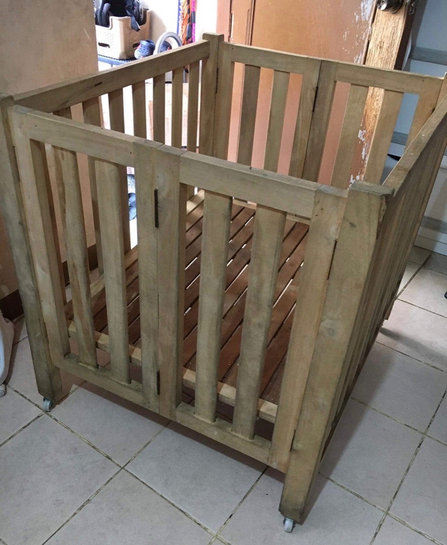 Solid Wood Crib on Carousell