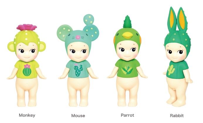 Sonny Angel – Lot De 4 Figurines – Cactus Series – Original – Neuf