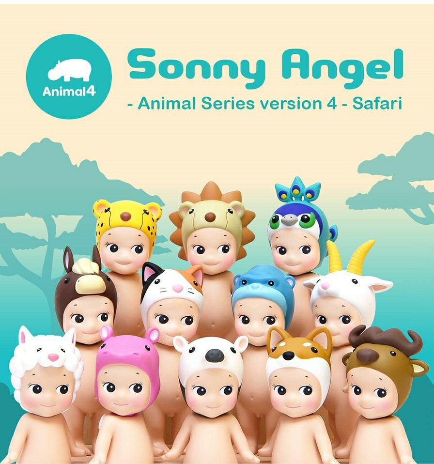 [SONNY ANGEL] SONNY ANGEL ANIMAL VER. 4 SAFARI SERIES FULL SET AND INDIVIDUAL CHARACTERS