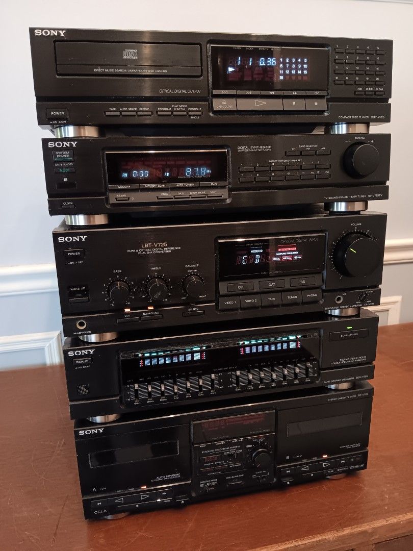 Sony LBT-V725 Stereo Set Hifi CD Tuner Amp EQ Cassette, Audio