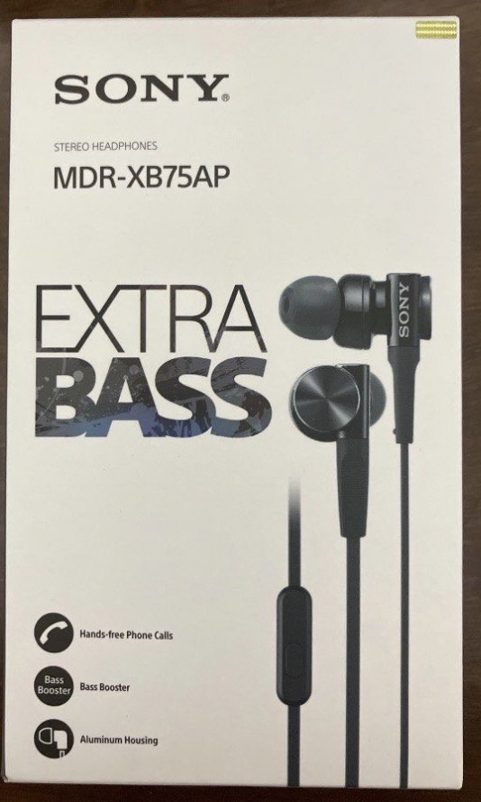 Sony MDR XB75AP earpiece, Audio, Earphones on Carousell