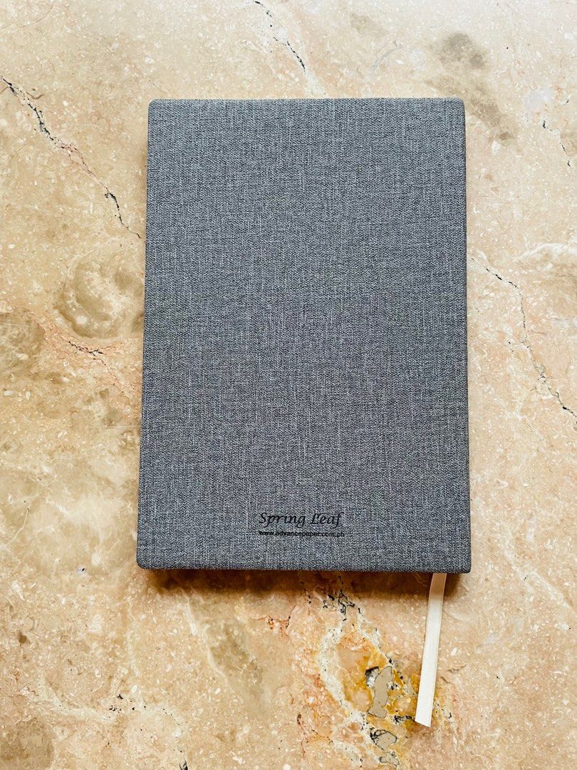 Springleaf Notebook, Gray on Carousell
