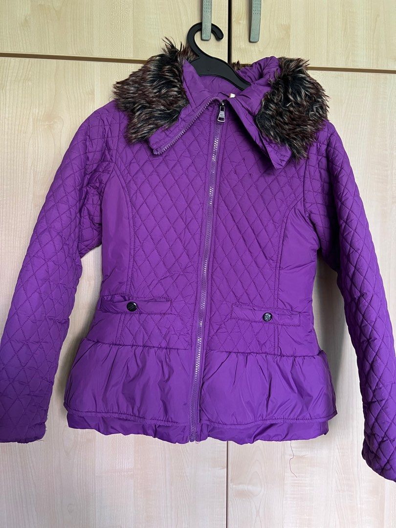 Girls purple winter on sale jacket