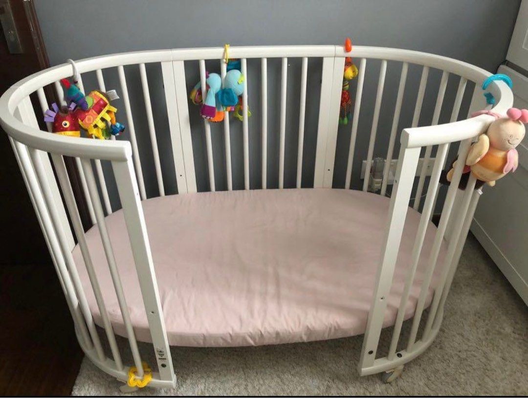 Stokke sleepi baby crib, Babies & Kids, Baby Nursery & Kids Furniture, Cots & Cribs on Carousell