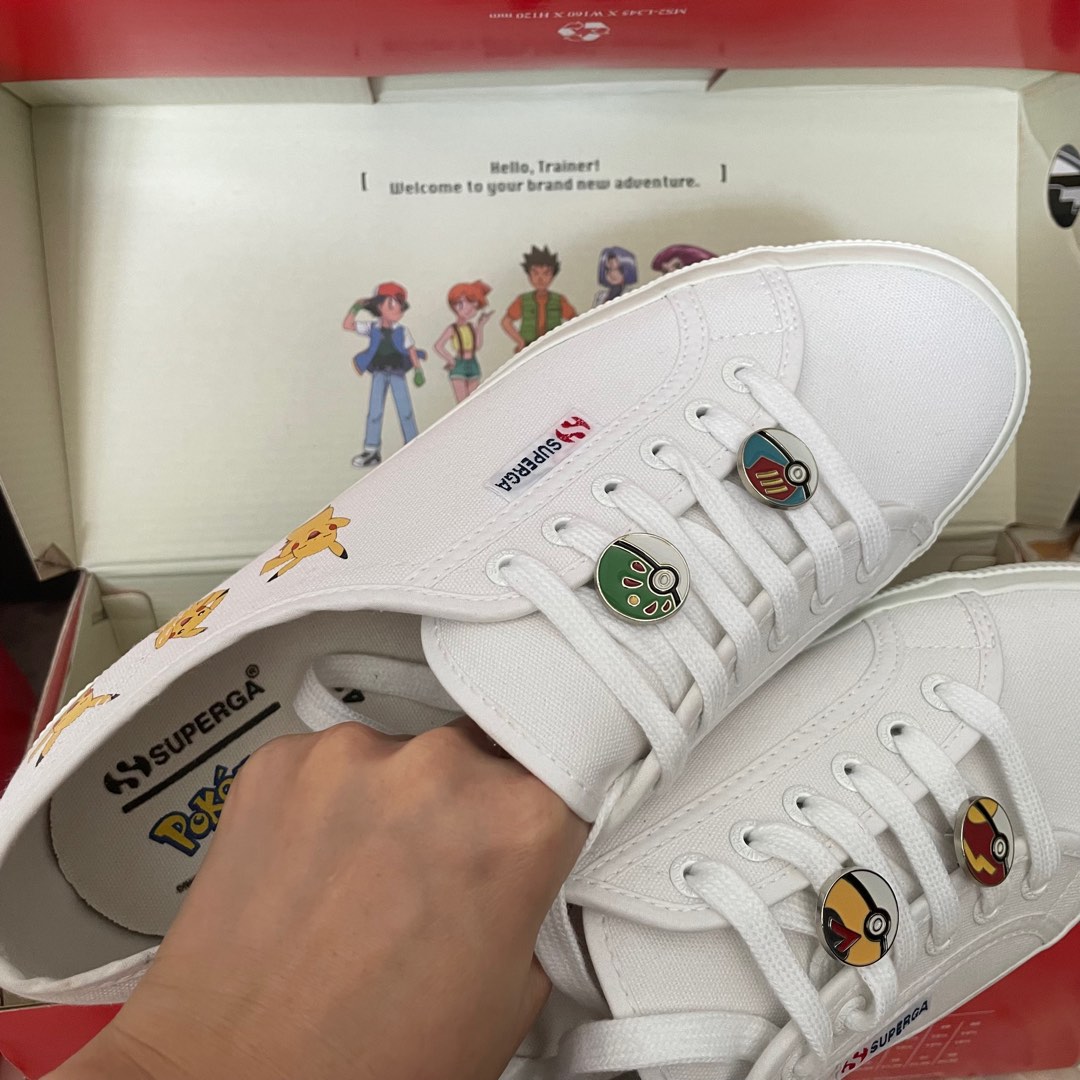 Eur43 Superga pokemon 2750 pikachu Men s Fashion Footwear