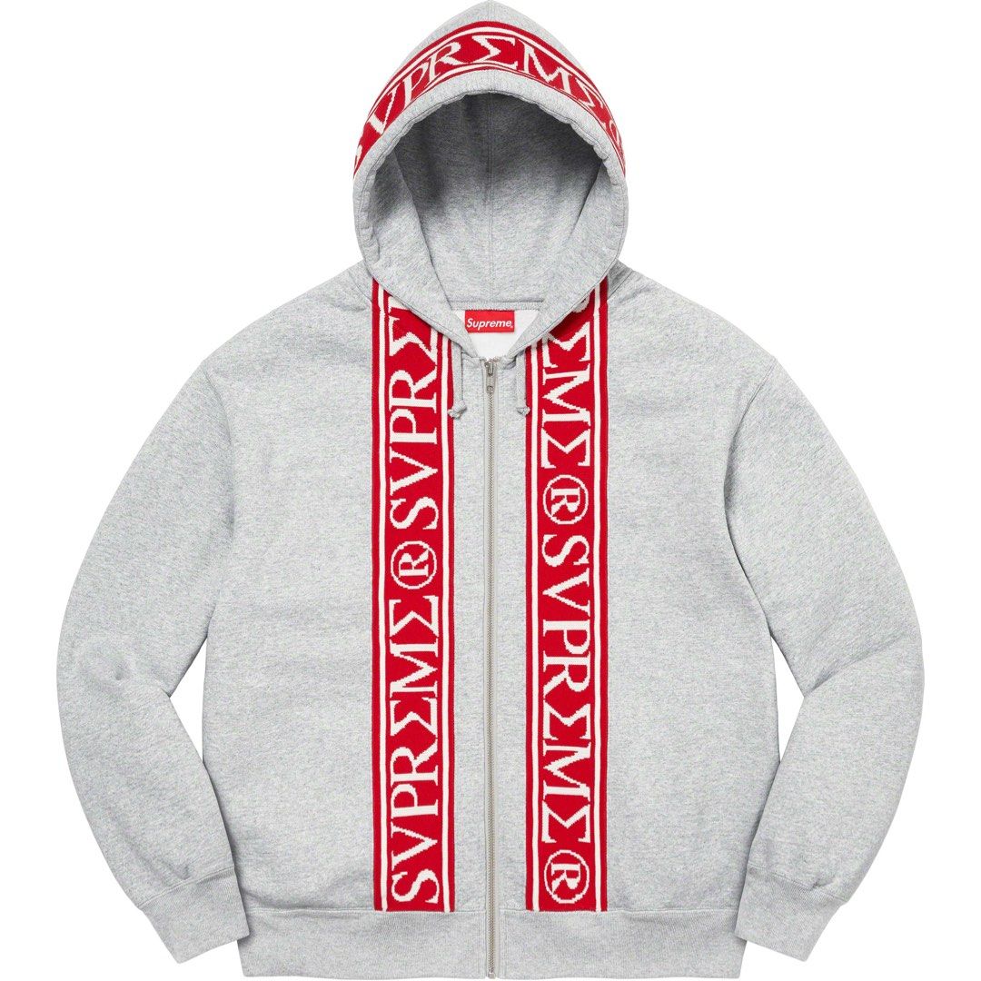 supreme topline zip up sweatshirt