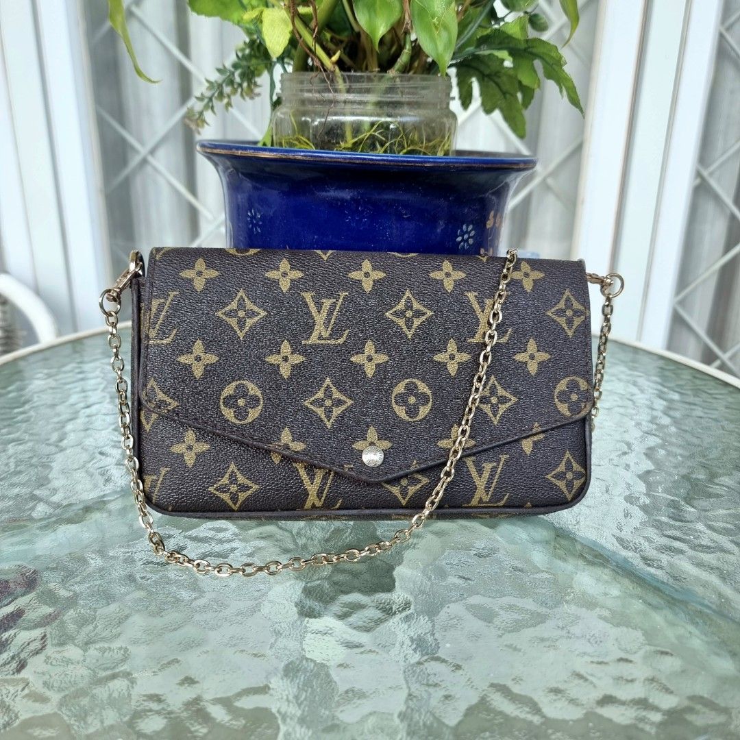 Louis Vuitton LV Bandou 20 Monogram, Barang Mewah, Tas & Dompet di Carousell