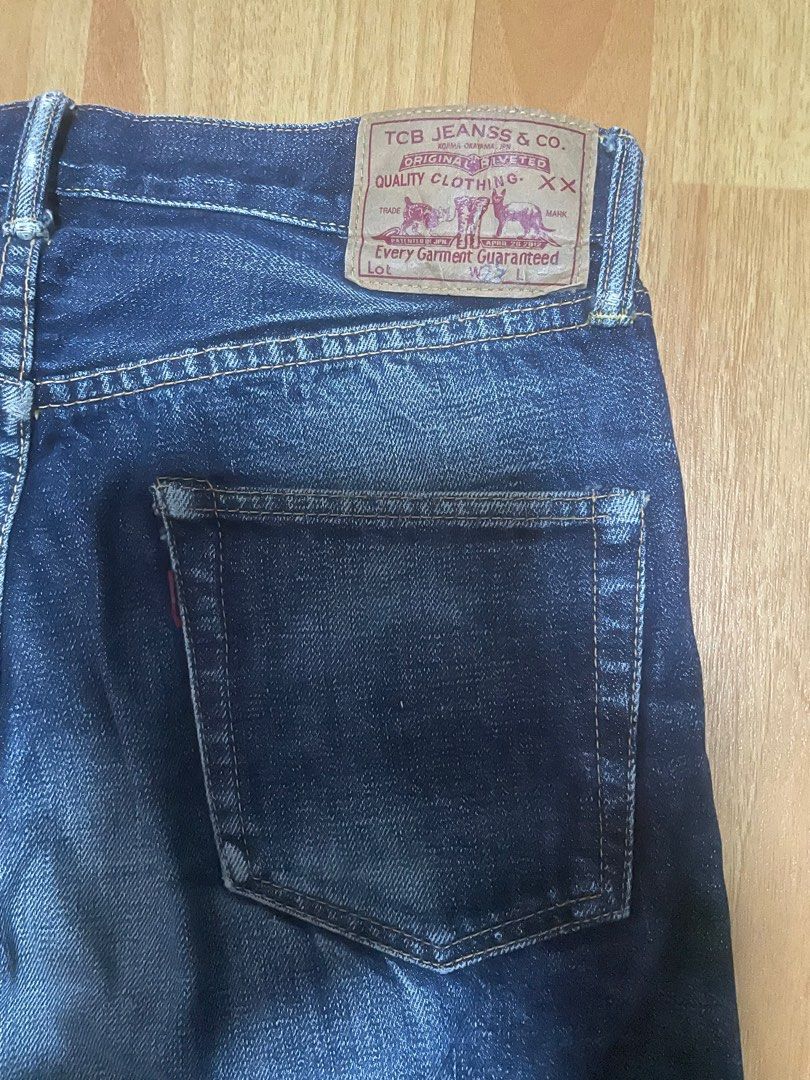 TCB 50s japan jeans, Men's Fashion, Bottoms, Jeans on Carousell