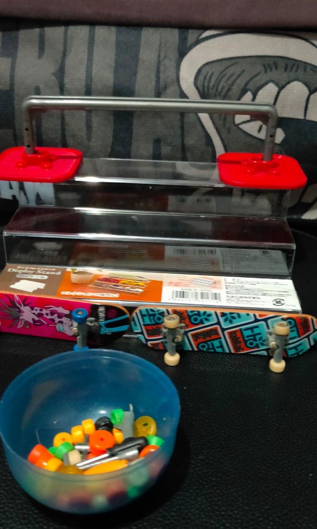 Tech decks (Category: Vintage Collectibles) located in Quezon City. Submitted by patric1218 (Listing ID 1229638891, Image 3). Description: what you see is what you get selling it as set can go lower as 500 for this week rush need money to pay for school clearance ps.the acrylic riser is not included it is sold separately selling it for 350 each if you're going to take to 300 each.