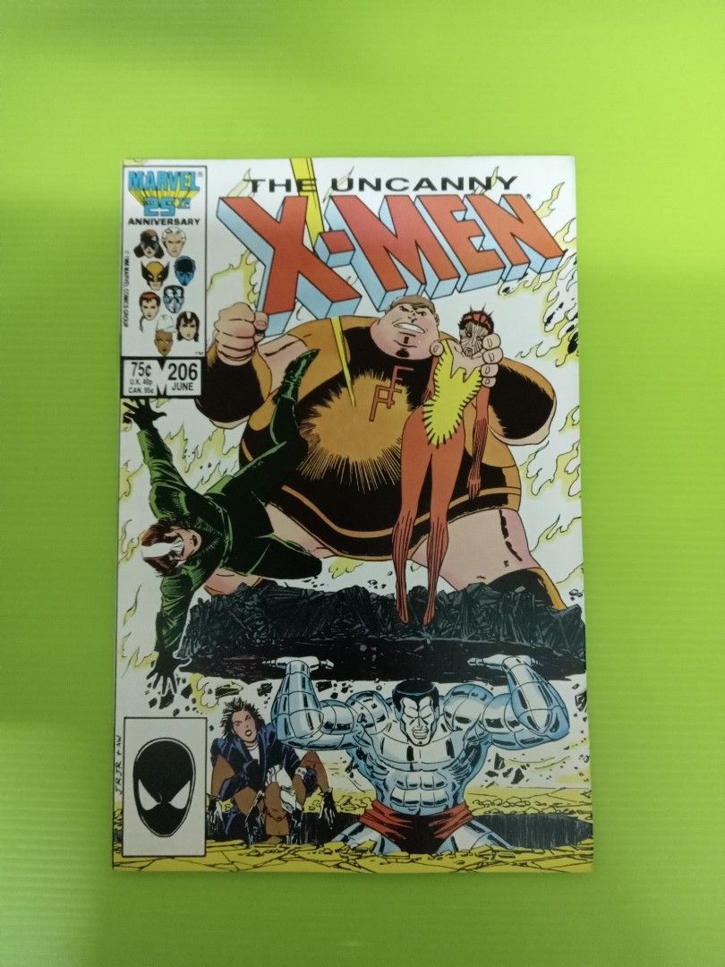 The Uncanny XMen 206 ( John Romita Cover Art ) Marvel Copper Age