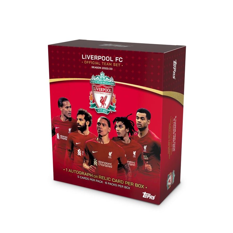 2022-23 Topps Liverpool Lineage Hobby 6 Box Sealed Case