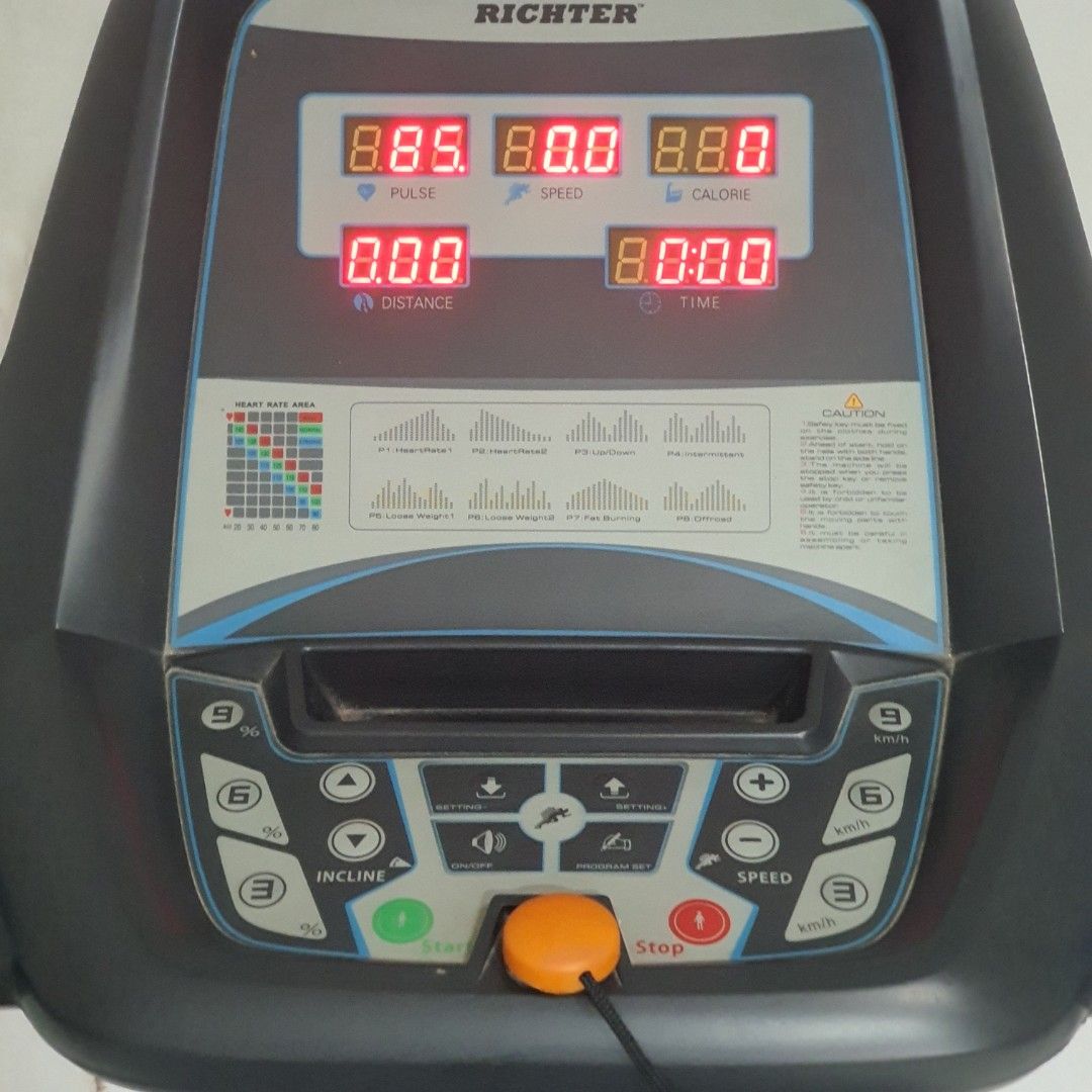 Treadmill RICHTER Energy X1 BISA INCLINE Ada Garansi Service Lifetime