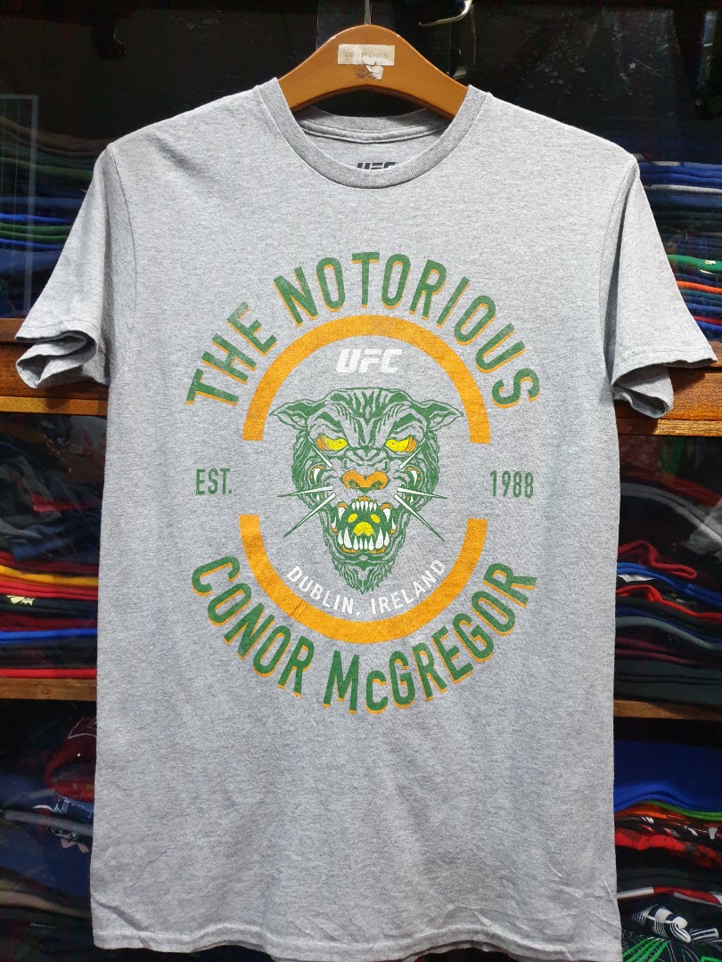 UFC The Notorious Conor McGregor Tshirt, Men's Fashion, Tops & Sets ...