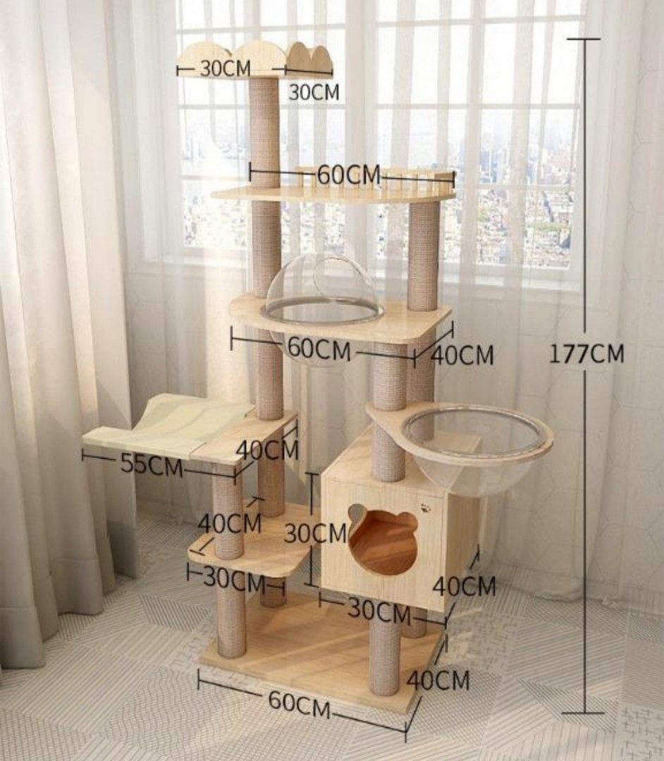 Mesh Cat Tree Pvc Ultimate Incredible Spaceship Cat Tree PVC pole / Cat Scratching Tree ...