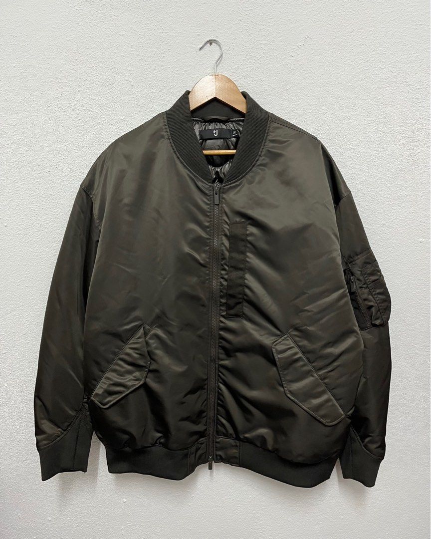 Uniqlo | Jackets & Coats | Uniqlo Black Bomber Jacket | Poshmark