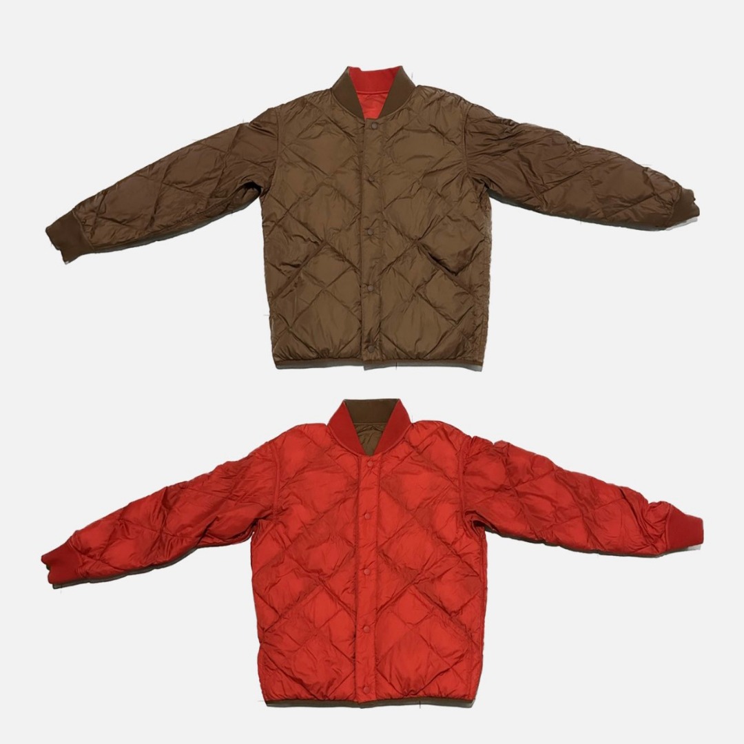 Uniqlo Reversible Quilted Bomber Jacket on Carousell
