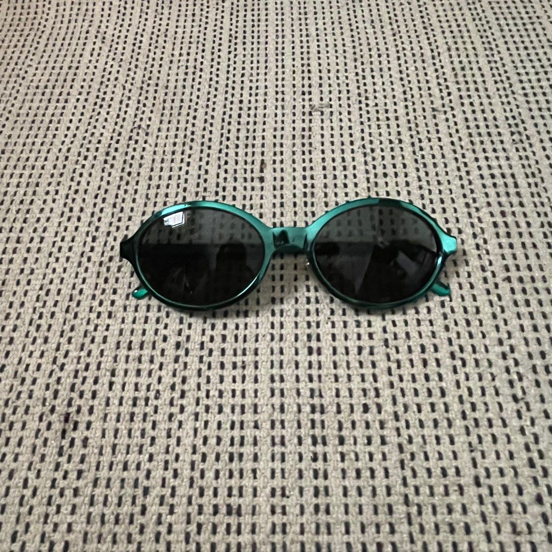 Check Rectangular Sunglasses in Black/beige - Men