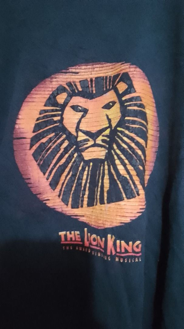 Vintage Lion King Broadway Promo Shirt on Carousell