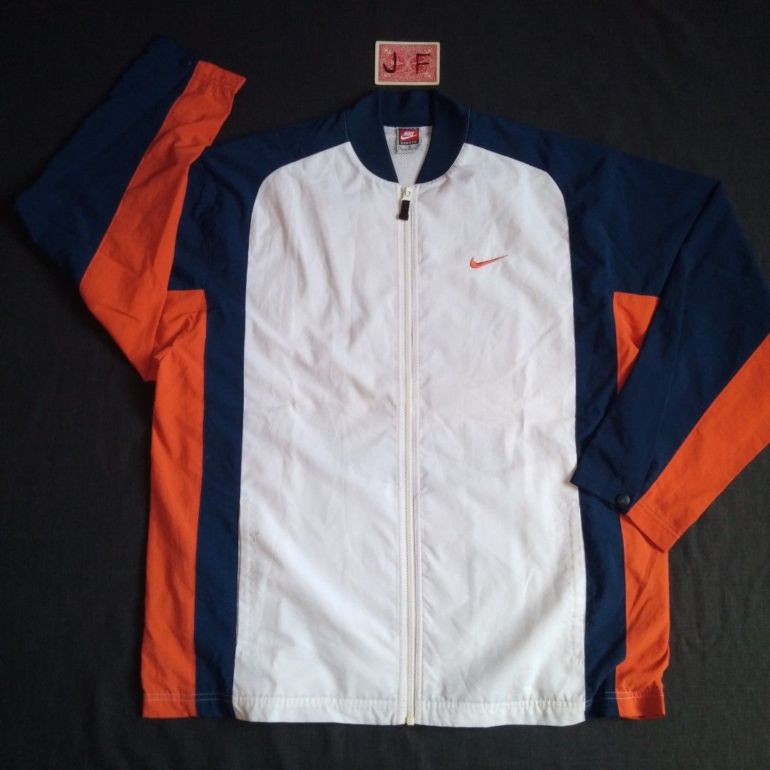 black nike track jacket