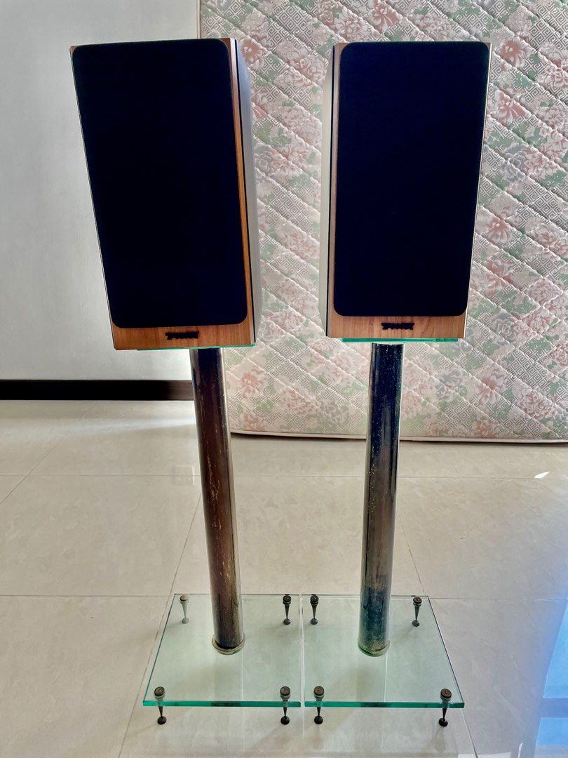 Wharfedale Glass Speaker Stands for Sale!, Audio, Soundbars, Speakers