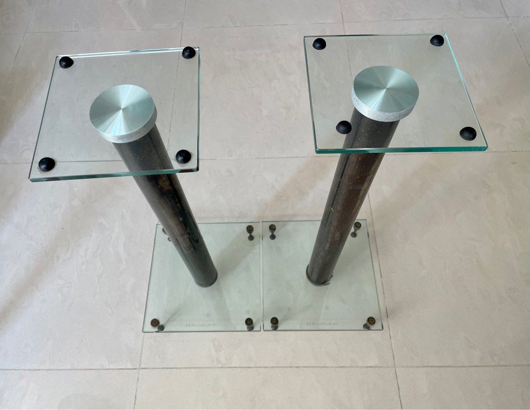 Wharfedale Glass Speaker Stands for Sale!, Audio, Soundbars, Speakers
