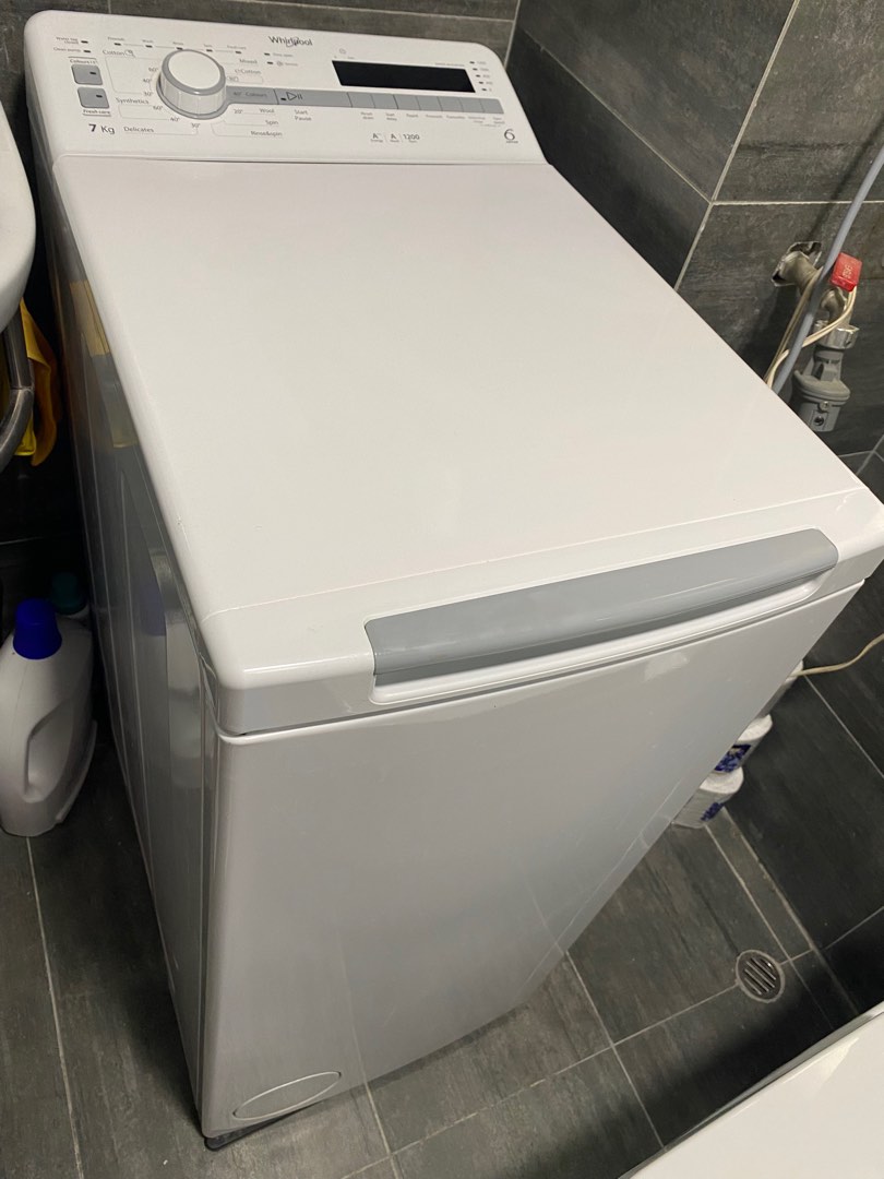 Whirlpool washing machine, 家庭電器, 洗衣機及乾衣機 Carousell