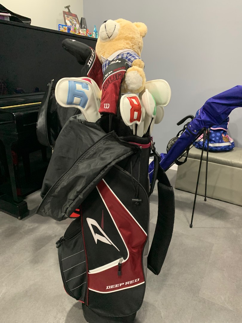 Wilson DEEP RED TOUR COMPLETE GOLF SET, Sports Equipment, Sports