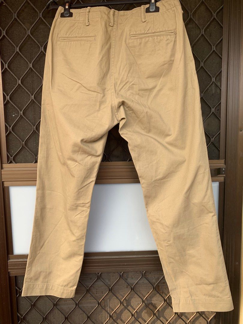 Workware 3 Days Union Military Chinos (Category: Chinos) located in Manila. Submitted by patrickbateman_ (Listing ID 1229493046, Image 2). Description: WORKWARE 3 Days Union Military Chinos Like new condition Waist: 30” actual; 28” on tag Outseam: 38” Inseam: 28” Rise: 11” Hem: 7 3/4” Thigh: 11 3/4” ₱1000 + sf.