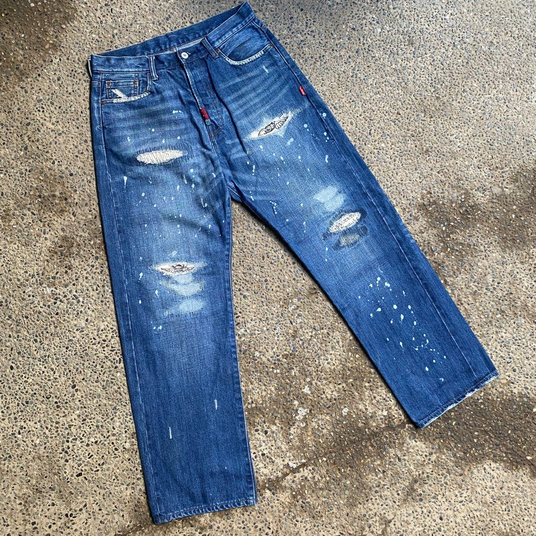 Wtaps - SS08 Extreme Prejudice - Trash Jeans, Men's Fashion