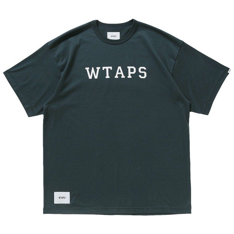 WTAPS ACADEMY / SS / COPO LOGO短袖T恤22SS / NAVY, 男裝, 上身及套裝