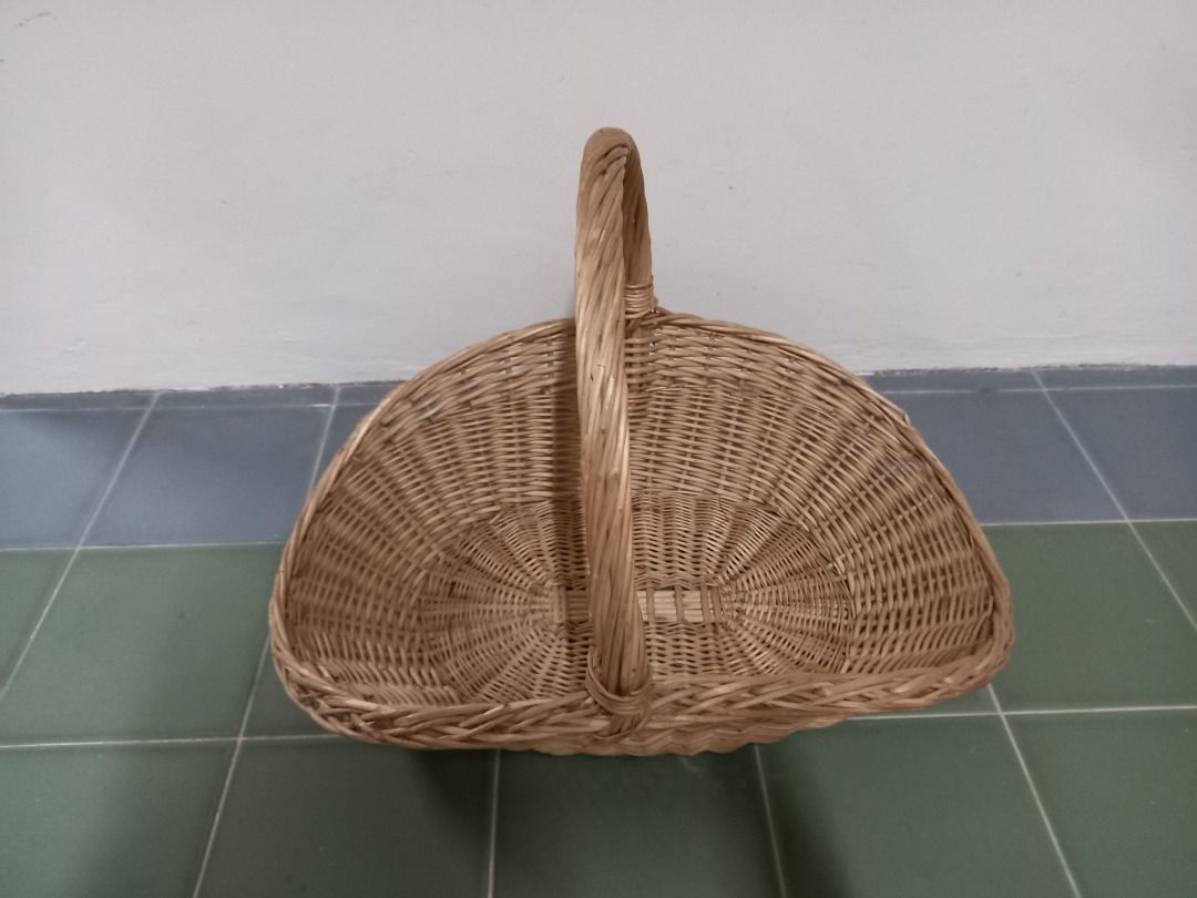 XL Rattan Basket, Furniture & Home Living, Home Improvement
