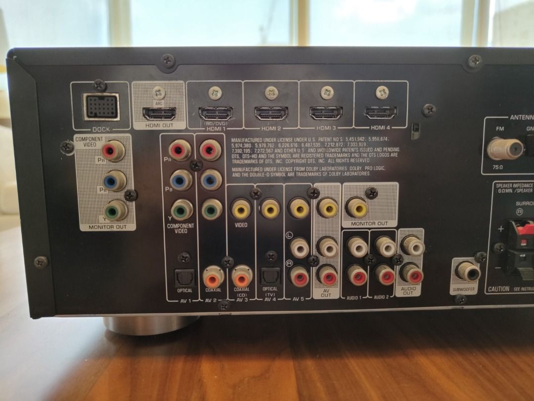 Yamaha AV Receiver RX V371 Home Theater Integrated Amplifier, Audio