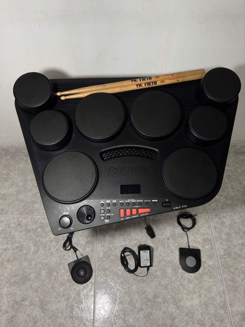 YAMAHA DD75 (Table Top Portable Drum set), Hobbies & Toys, Music