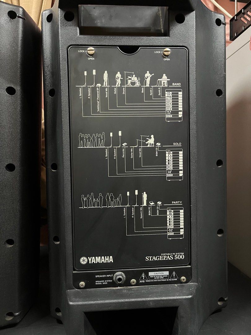 YAMAHA StagePas 500 Speaker Portable PA System , Audio, Soundbars