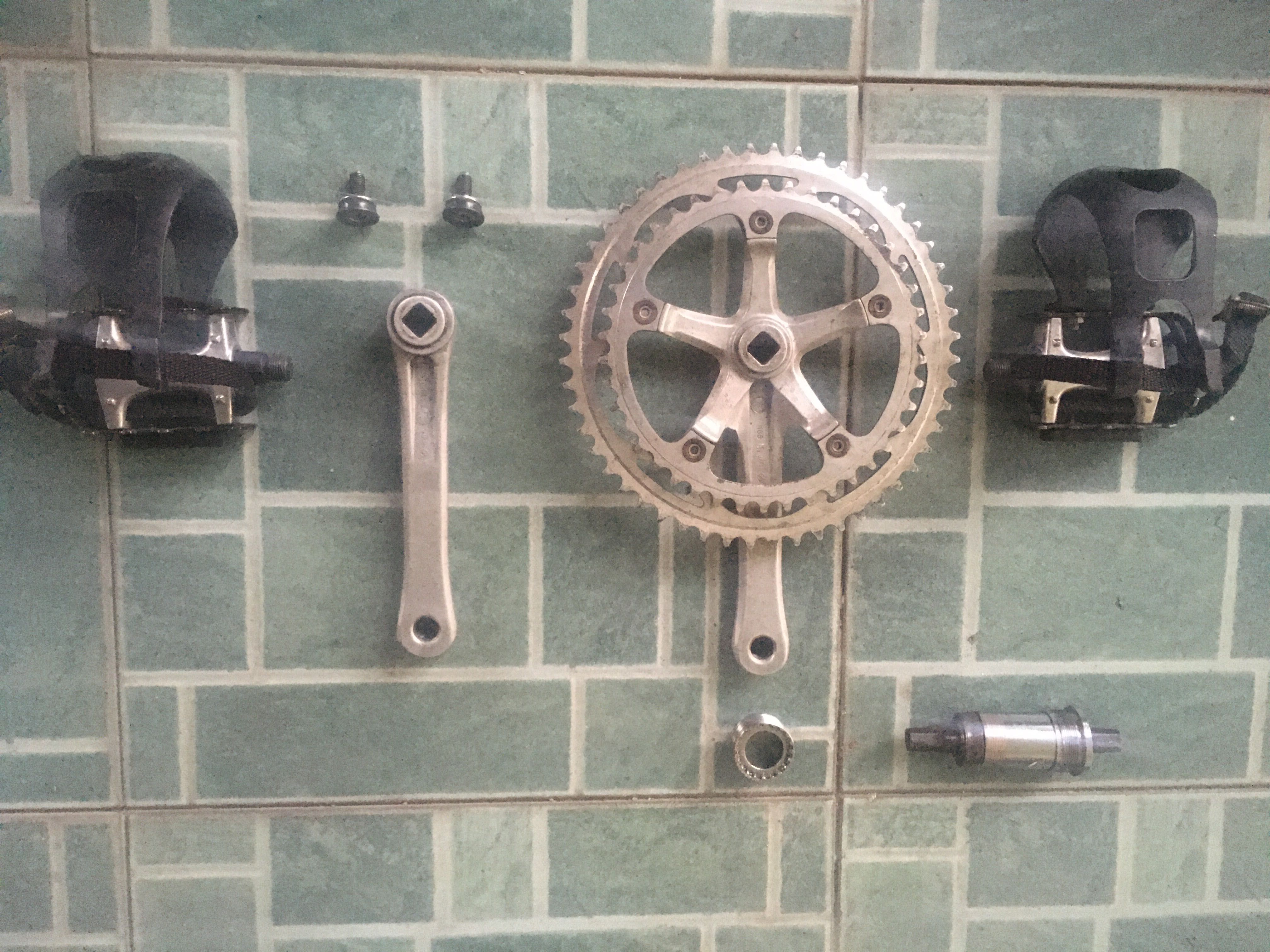 165mm Sakae SX Crankset with Mirai Japan Sealed Bearing BB and