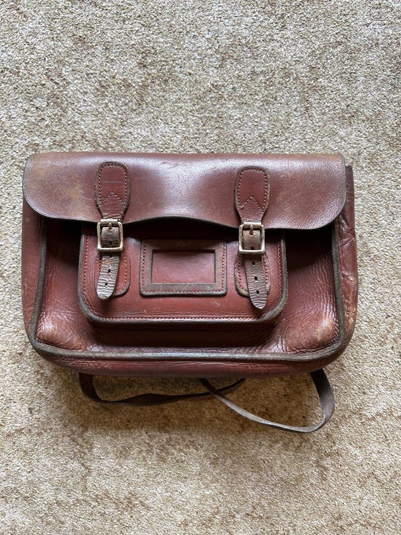 1960 s English school satchel Women s Fashion Bags Wallets