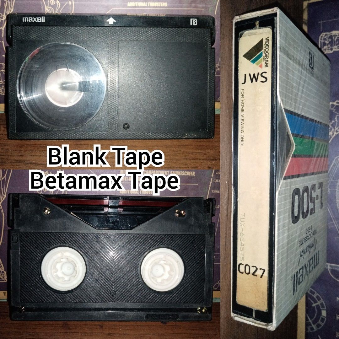 1970s-80s Betamax Tapes Three on Carousell
