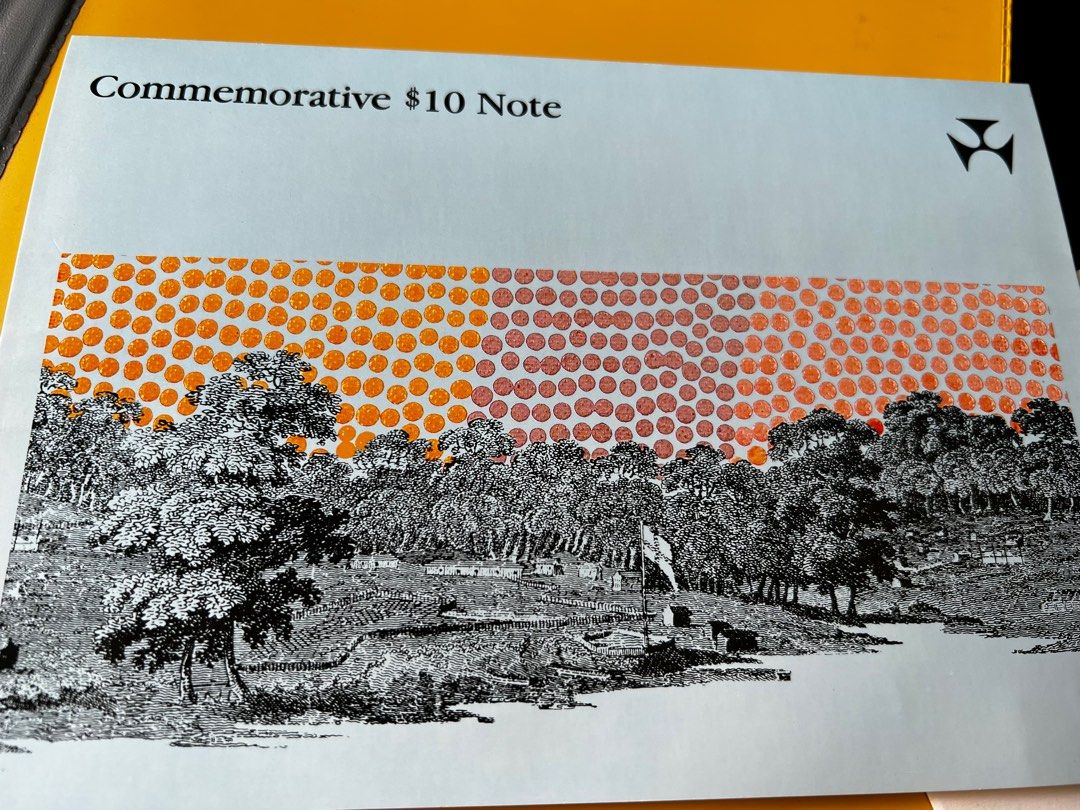 澳洲建國200 周年塑膠紀念鈔AA版10澳元全新直版UNC連原裝套册及信封, 興趣及遊戲, 收藏品及紀念品, 錢幣- Carousell