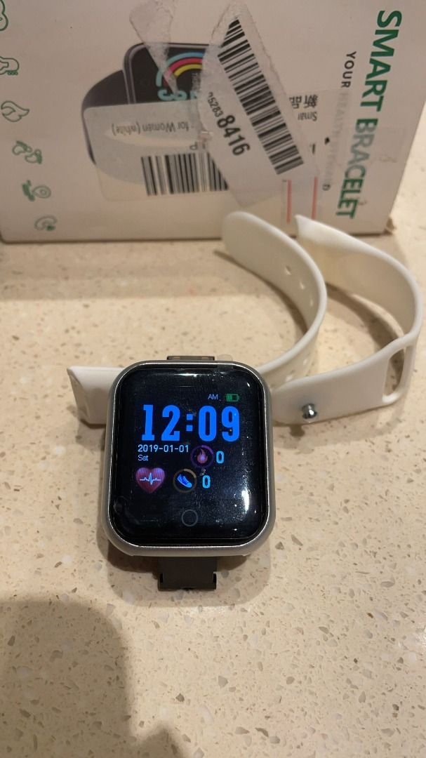 2349) FITPRO SMART WATCH, FULL TOUCH SCREEN FITNESS TRACKER WITH HEART