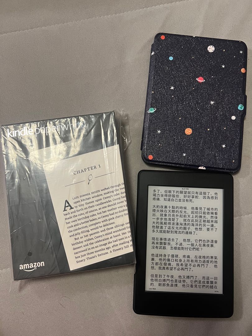 開咗2個星期Kindle Paperwhite 3 4GB, 手提電話, 電子書閱讀器- Carousell