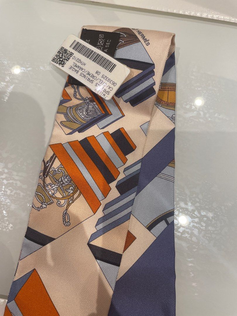 2 pcs Hermes twilly (Category: Luxury Accessories) located in Pasig City. Submitted by lalaandkiki (Listing ID 1202521112, Image 3). Description: Two pcs Didn’t open the other one from box. Store fresh. With tag Complete with copy of receipt. Layaway 0% interest .
