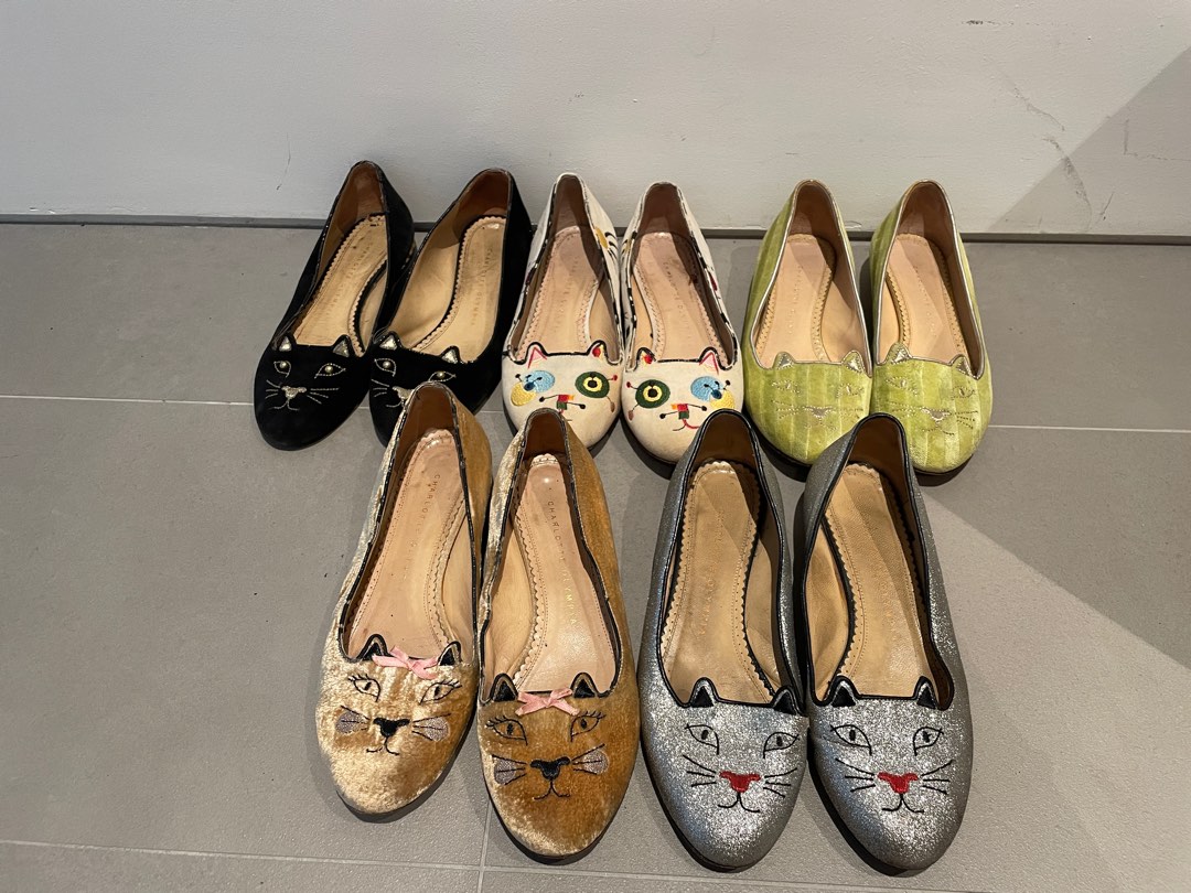 Charlotte olympia hot sale kitty shoes