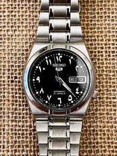 佐敦門市 全新 精工 Seiko 5 Sports SNK063 SNK063J SNK063J5 5仔 黑色 Black 鋼色 中東 阿拉伯 印地梵文 Middle East Arab Hindi Sanskrit 一年保養64245148201218110