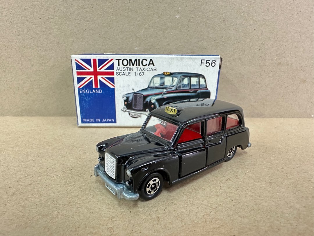 平放絕版日本制tomica 車made in Japan tomica F56 Austin taxicab