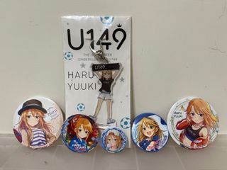 偶像大師灰姑娘女孩 U149 結城晴 周邊set 徽章 吊飾